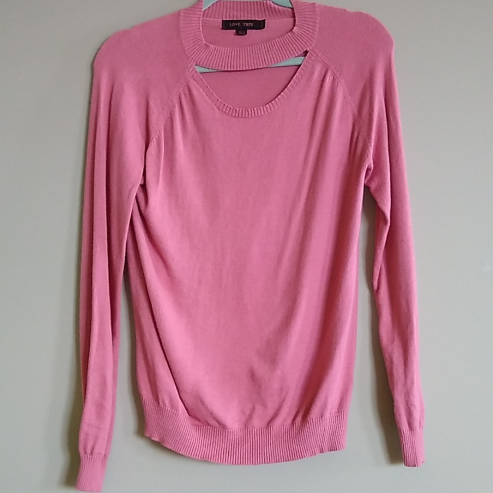 Medium Love Tree Cutout Sweater